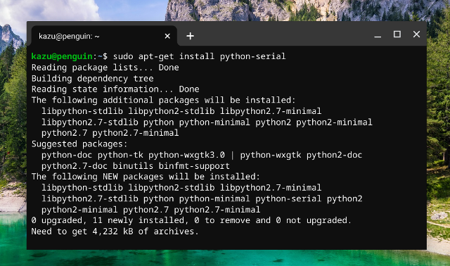 title :『 【Chromebook_Linux】arduino IDEでesp32を使う 』画像説明文 :Linux環境のarduinoIDEではシリアルポートを特に設定しなくてもボードをPCに接続するとLinuxに接続しますか？と聞いてくるのでOKとすればシリアルポートが使えますが、esp32の環境では特に設定する必要があります。